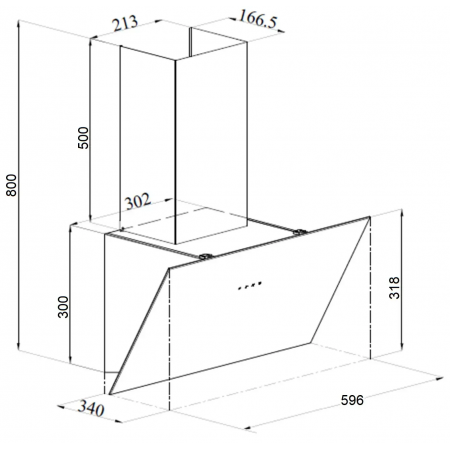 Вытяжка Bona 60 black A-31
